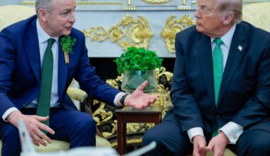 Ireland’s Micheal Martin and Trump in awkward St Patrick’s Day exchange | US-Israel war on Iran News