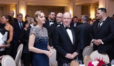 The Prince and Princess of Monaco attend the Provale Solidarité gala on March 13, 2026 (Sarah Steck/Palais Princier de Monaco)