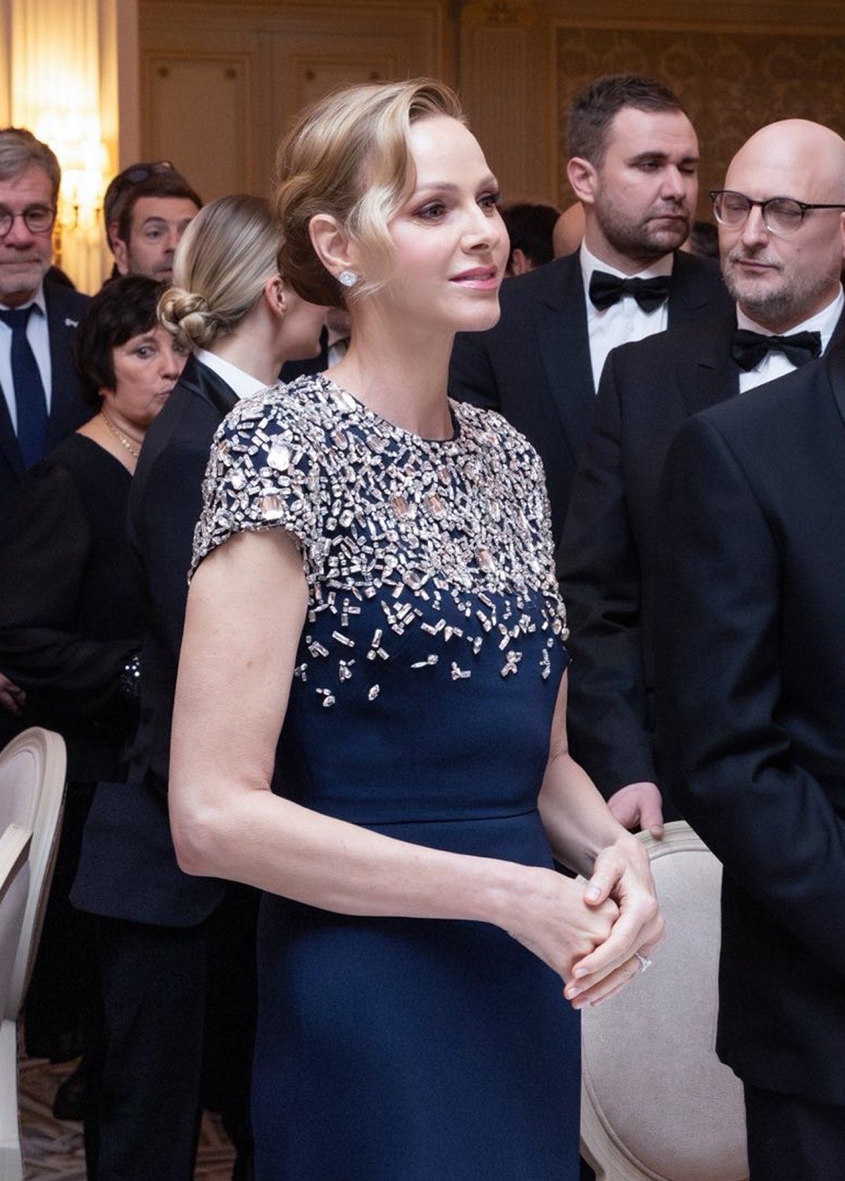 The Prince and Princess of Monaco attend the Provale Solidarité gala on March 13, 2026 (Sarah Steck/Palais Princier de Monaco)