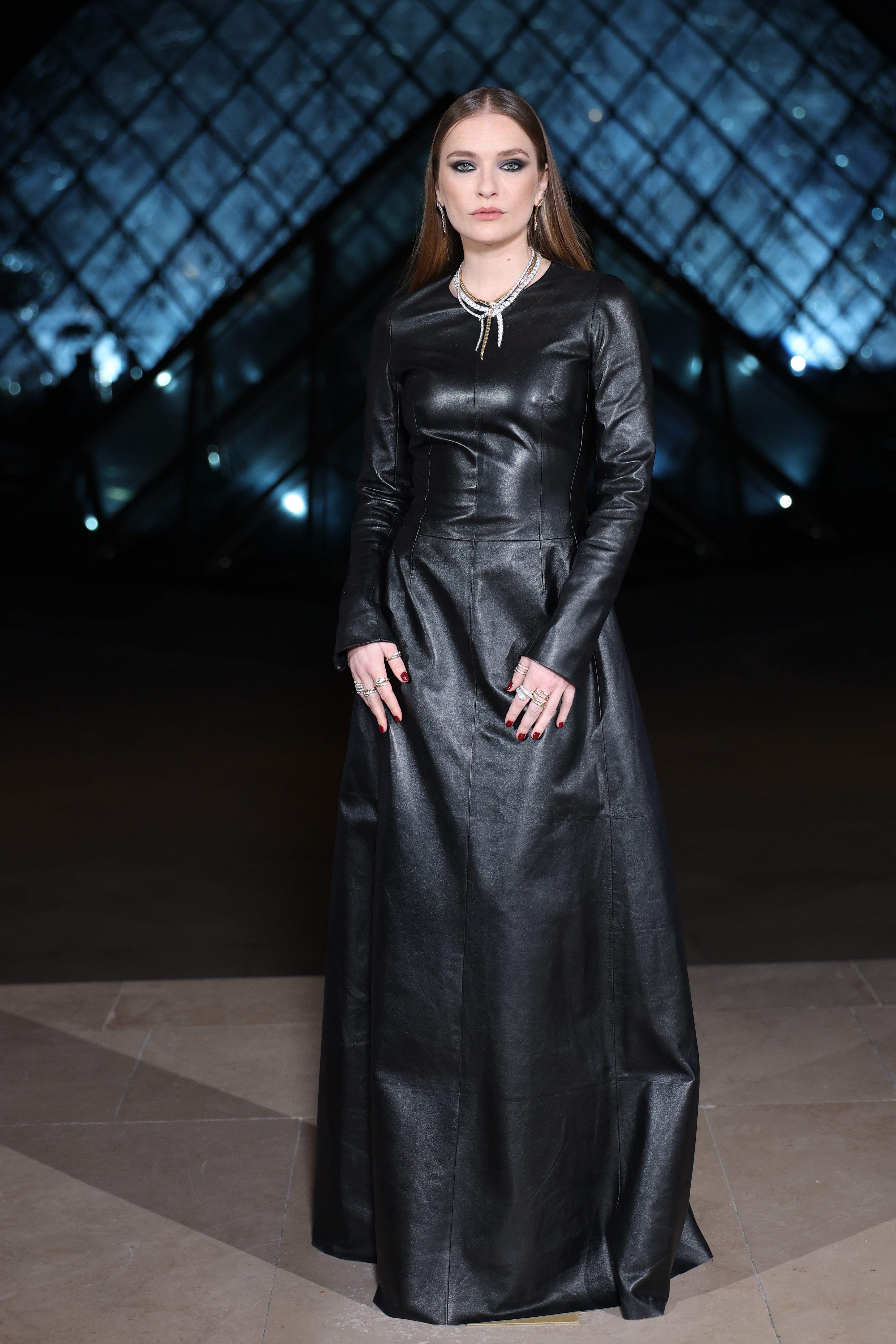 Camille Razat at the Grand Dîner du Louvre