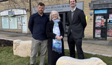 New sheep sculptures unveiled in Shipley public square