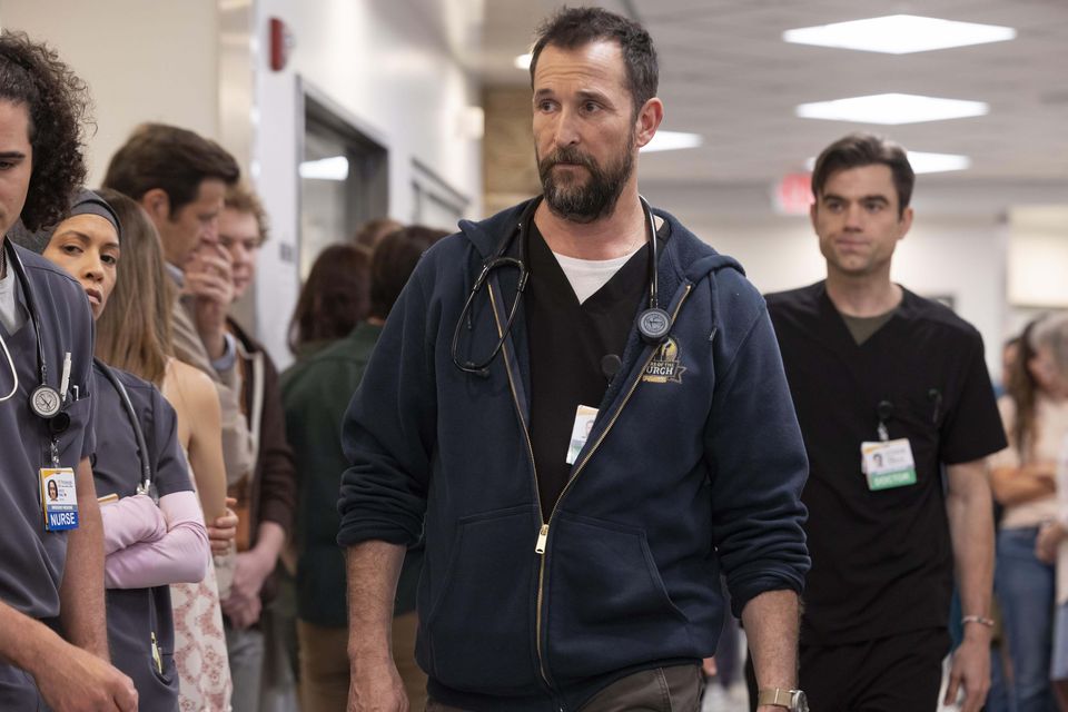 Noah Wyle and Patrick Ball in 'The Pitt'