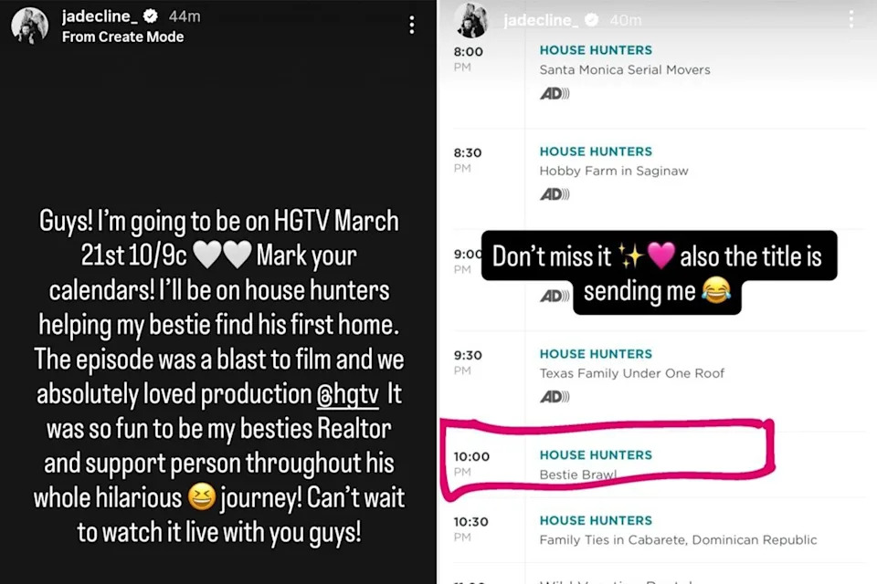 Jade Cline's Instagram StoriesCredit: Jade Cline/Instagram