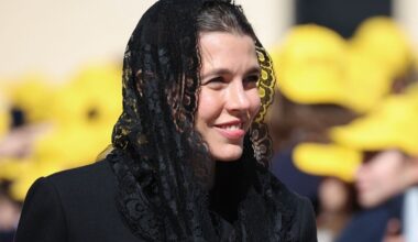 Princess Caroline and Charlotte Casiraghi honor Grace Kelly in elegant black looks during Pope Leo XIV’s Monaco visit