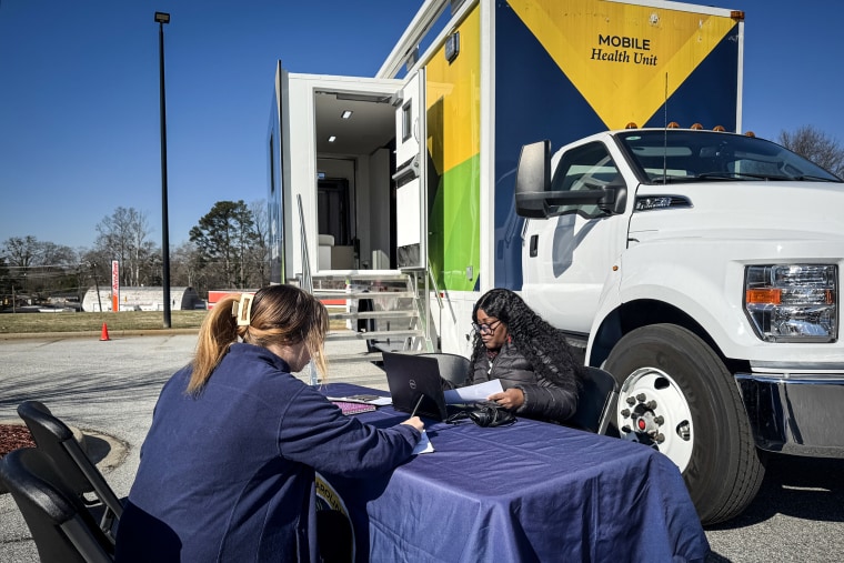 Spartanburg, S.C., mobile health unit.