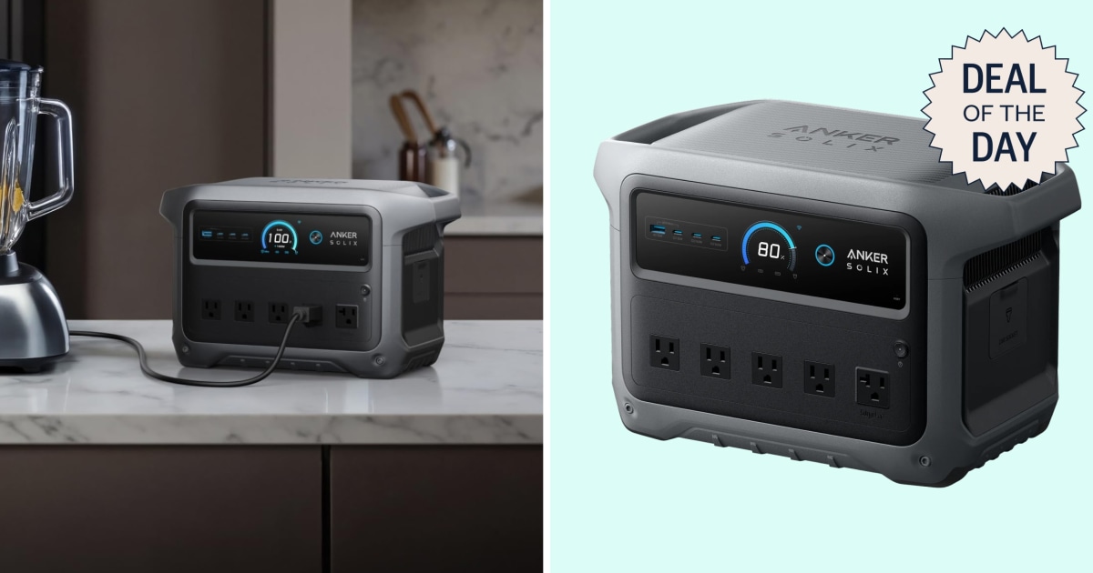 Our Favorite Portable Power Station from Anker is over 45% off: Deal of the Day