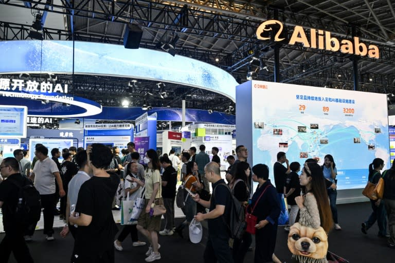 China's tech titans, including Alibaba, are racing to develop AI agents (HECTOR RETAMAL)