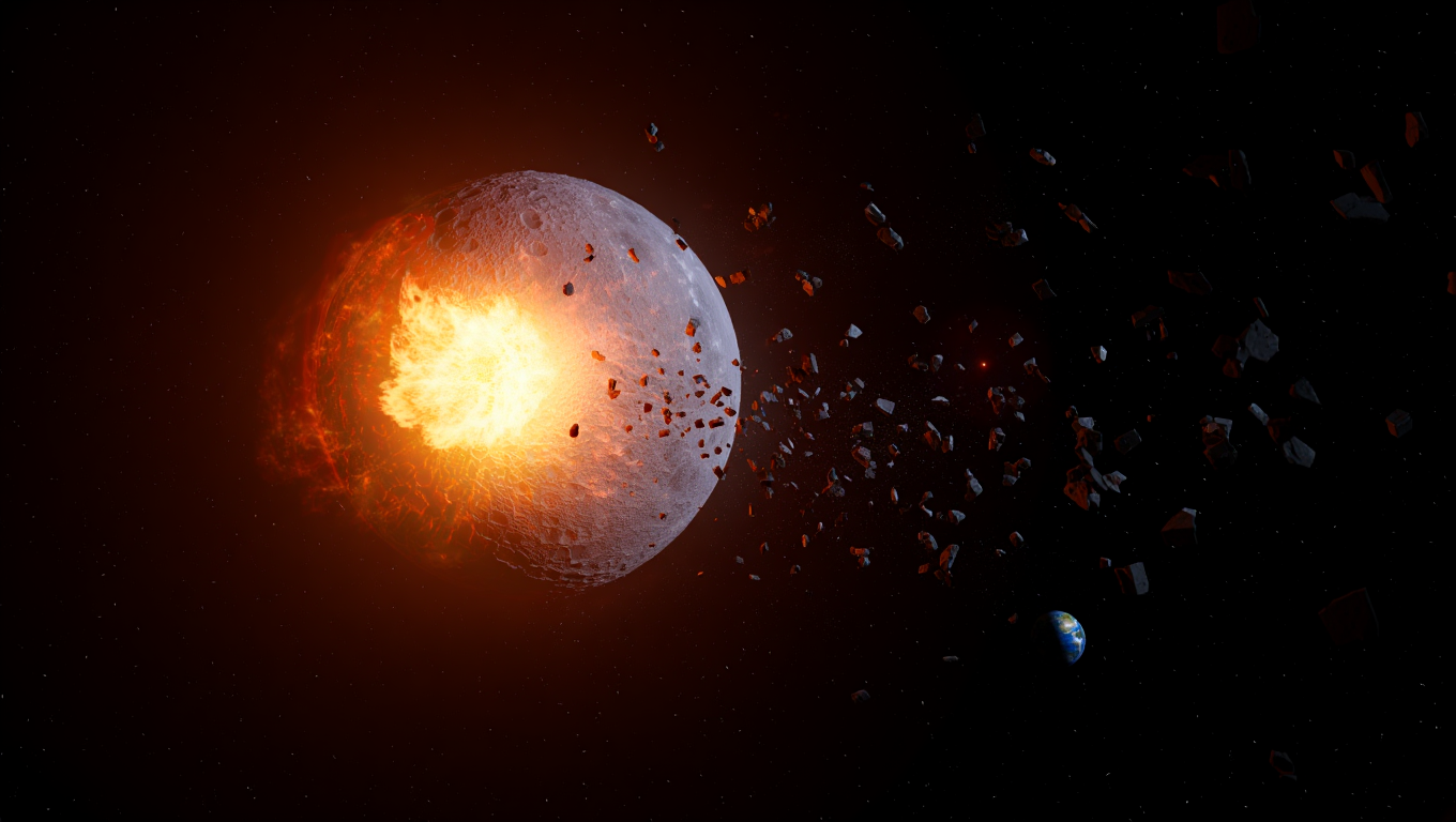 💥 Collision of a near-Earth object with the Moon in 2032: Webb's definitive verdict