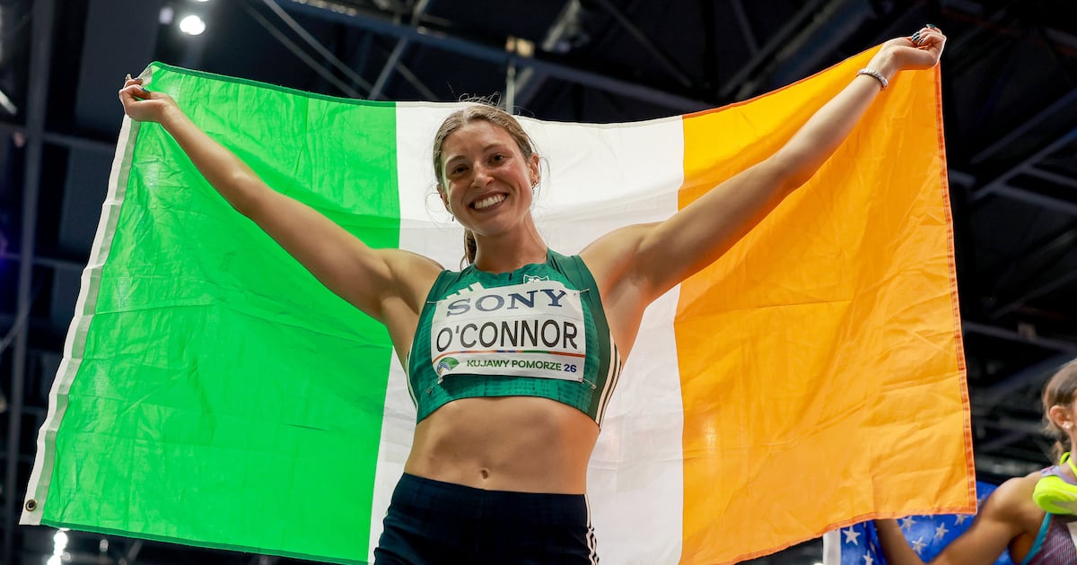 Kate O’Connor makes light of injuries to win bronze at World Indoor Championships – The Irish Times
