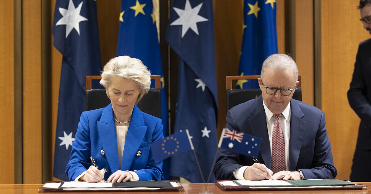 What the EU-Australia trade deal means for Ireland – The Irish Times