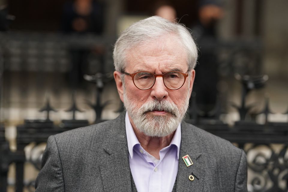 Gerry Adams said he never had any involvement in the IRA (Gareth Fuller/PA)