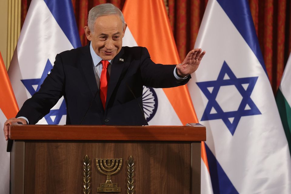 Israeli prime minister Benjamin Netanyahu has encouraged Iranians to 'finish the job'. Photo: AP