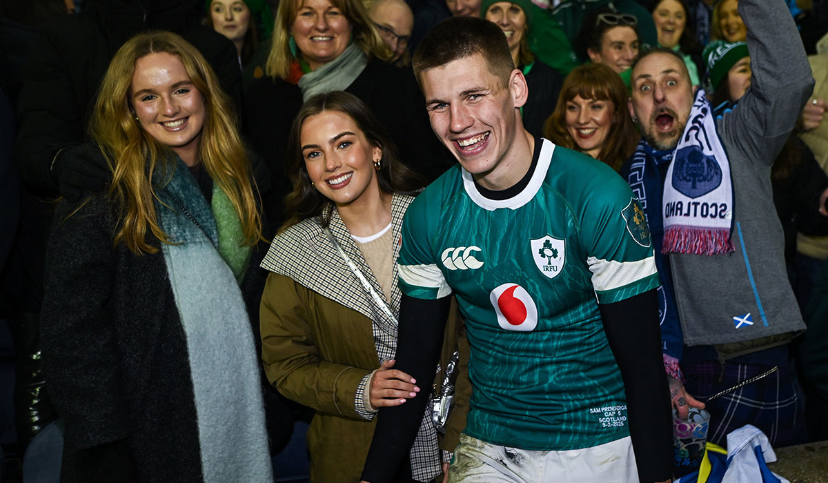 Sam Prendergast's girlfriend has a well known RTÉ star father