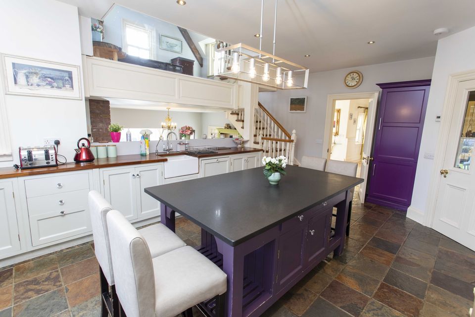 The kitchen comes with an AGA stove at Glasmor Country House, Ballyfinnane, Firies, Co Kerry