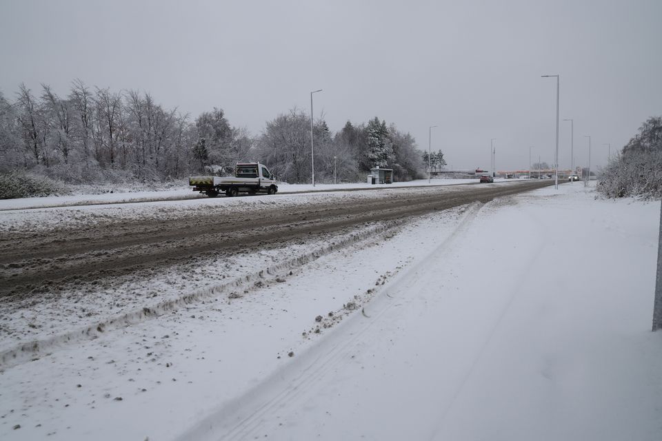 Met Éireann has said areas of higher ground and parts of the northwest are most likely to see snow (Steve Welsh/PA)