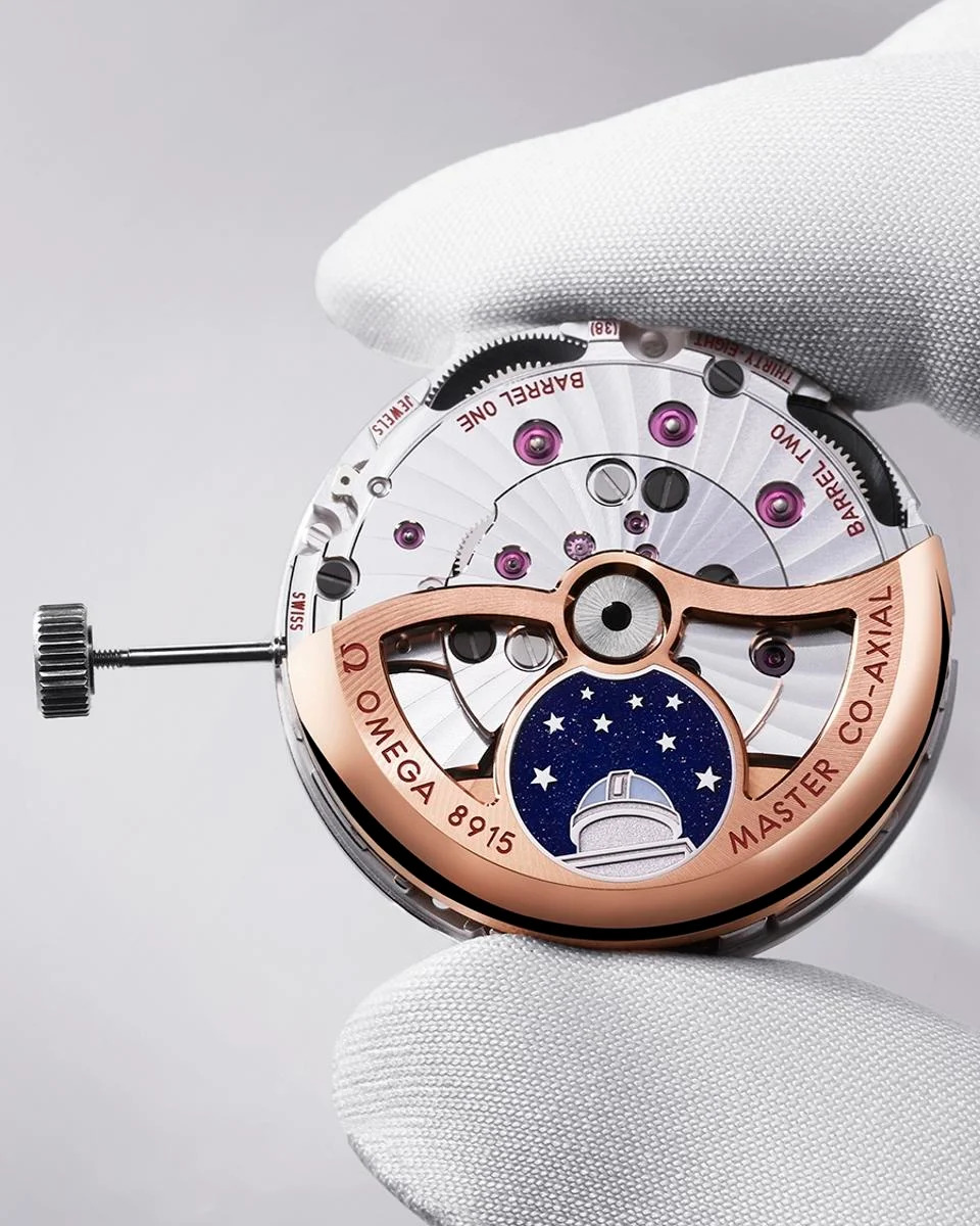 The new Omega caliber 8915 Grand Luxe. 