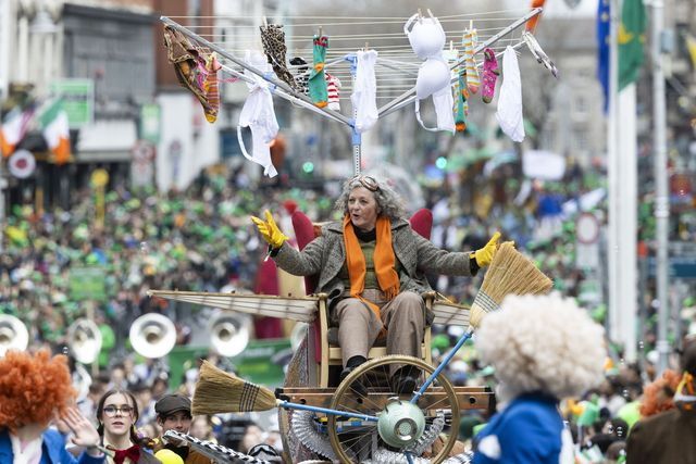 Participants in the St Patrick's Day 2025 parade in Dublin. Pic: Sam Boal/Collins Photos