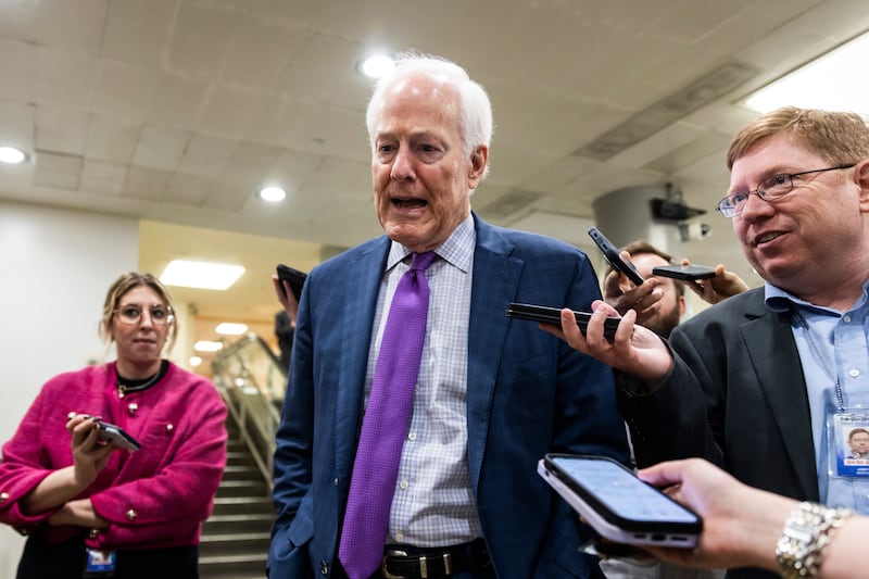 Republican senator from Texas John Cornyn. Photograph: EPA