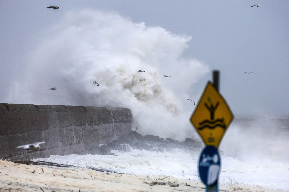 More than 54,000 homes and businesses across the Republic of Ireland are currently without power as Storm Bram unleashes "very dangerous" winds across the island on Tuesday.