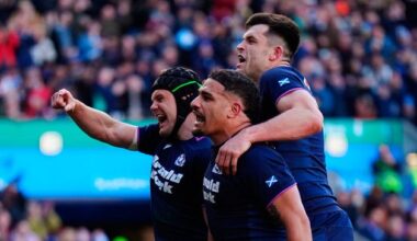 Scotland beat France in 90-point game at Murrayfield to keep their Six Nations title hopes alive ahead of Ireland clash