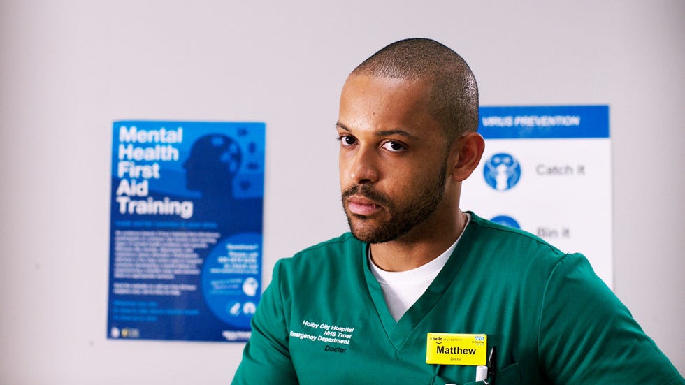 matty linlaker, casualty episode 10