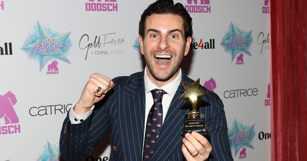 Eric Roberts crowned Ireland's best male TV presenter!