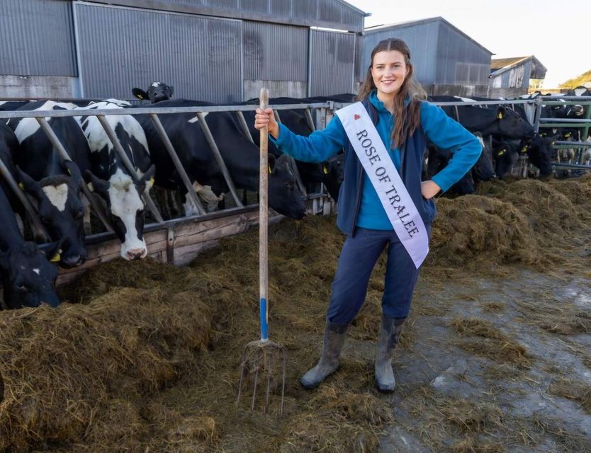 Katelyn Cummins on her family’s dairy farm