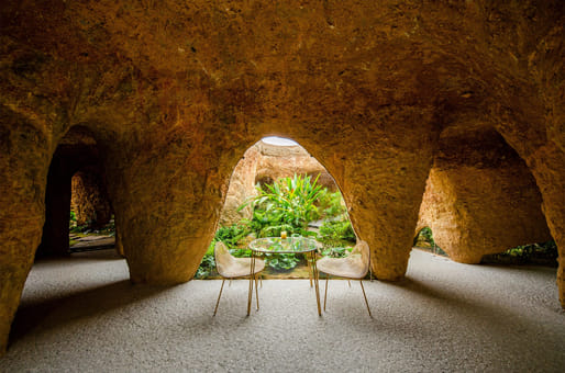 Junya Ishigami's 'excavated' restaurant & residence in Ube, Japan. Image ©︎ junya.ishigami+associates