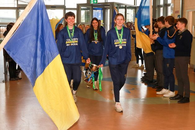 Special homecoming for Wicklow students crowned All-Ireland basketball champions