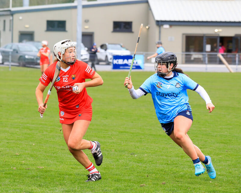 Ava McAuliffe, in action for Cork against Dublin's Cara Coffey, scored five points against Clare in their U23 Munster championship clash at Castle Road. Picture: David Creedon
