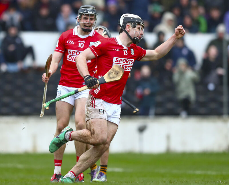 Cork's Barry Walsh celebrates his goal. Picture: INPHO