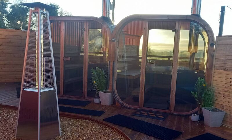 Hughie’s sauna, at the back of Hughie’s country pub in Monaghan. 