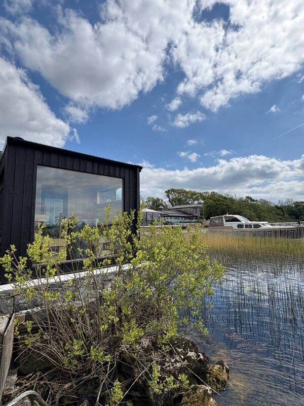 Wineport Lodge’s wellness programme on Lough Ree now also offers a sauna. 