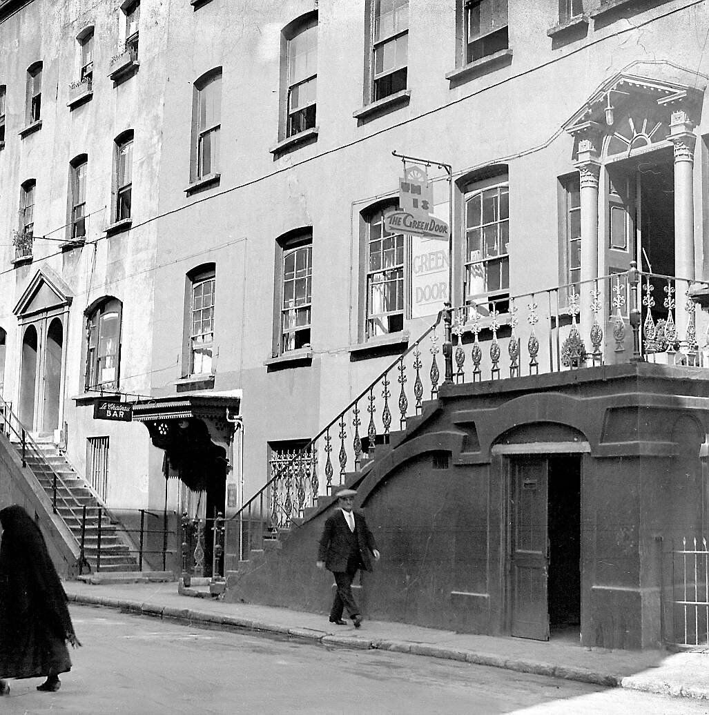 The Green Door restaurant near the old Echo and Examiner offices at Academy Street, Cork, in 1935. The ‘Connie Dodger’ was sold here - but did it also originate here?