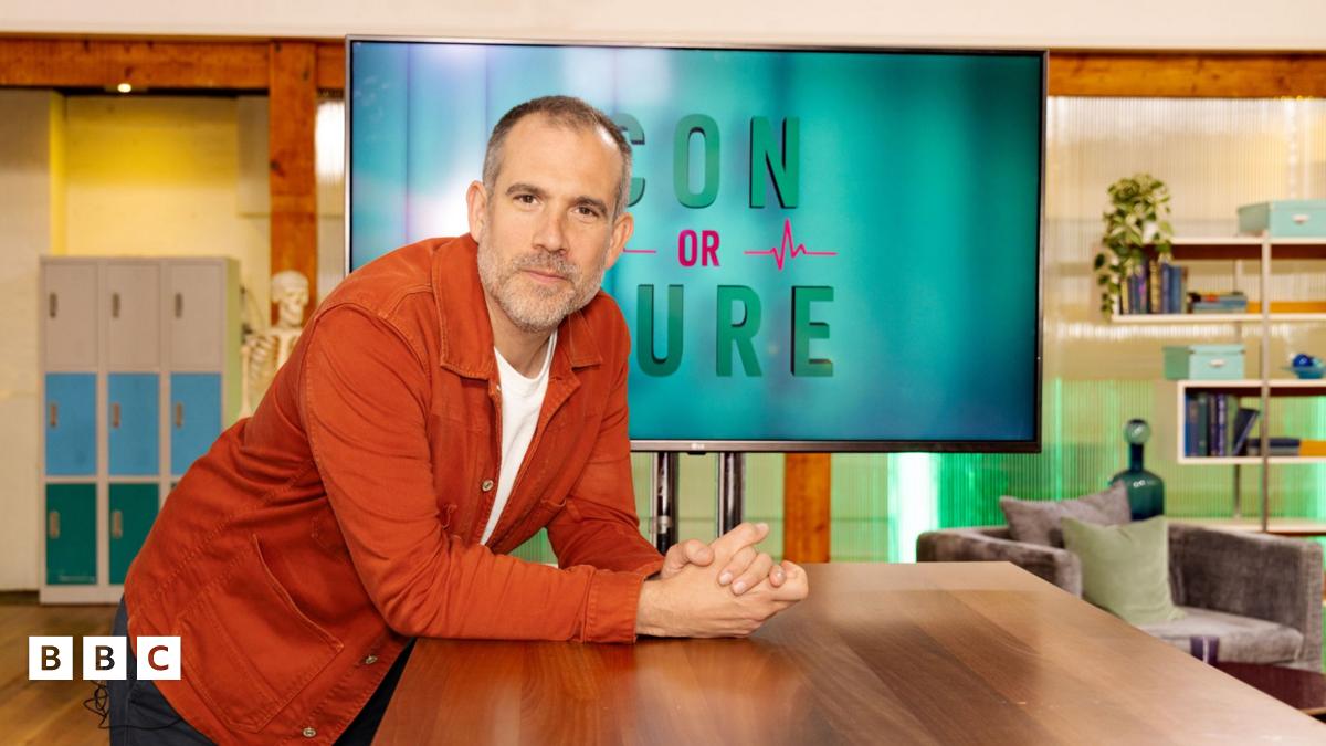 Dr Xand on the set of Con or Cure