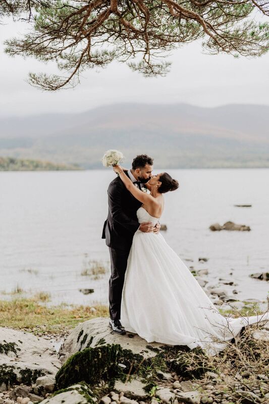 Daisy Estephane and Christopher Barton. Pictures: Black Diamond Photography