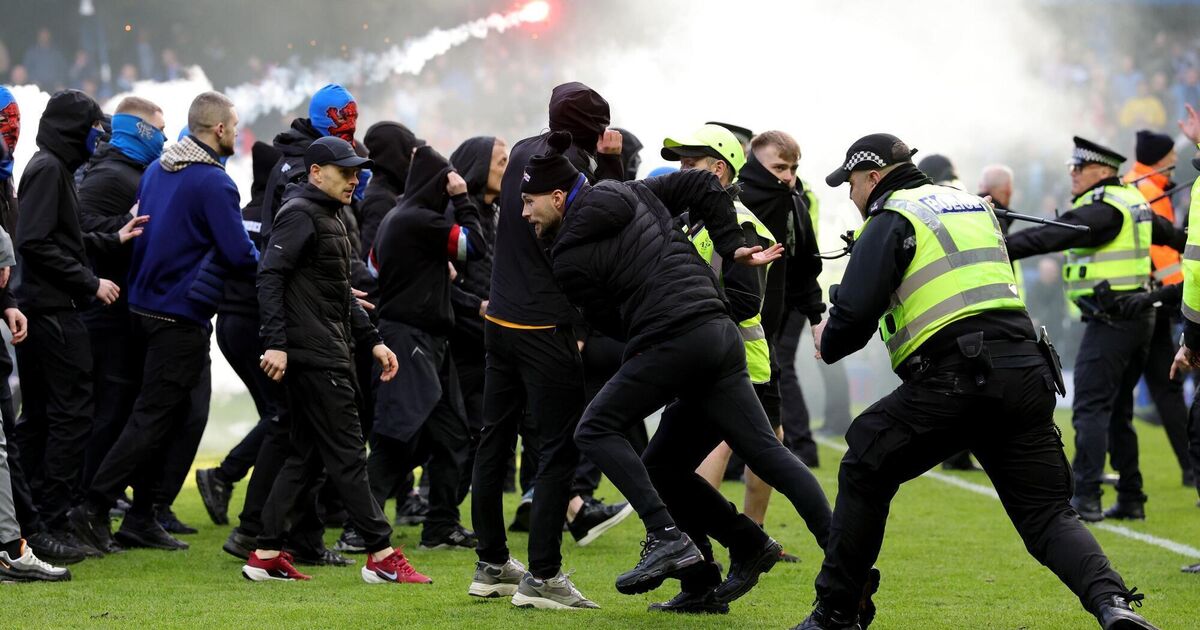 Glasgow police condemn 'shameful' Ibrox unrest after Celtic staff and players targeted