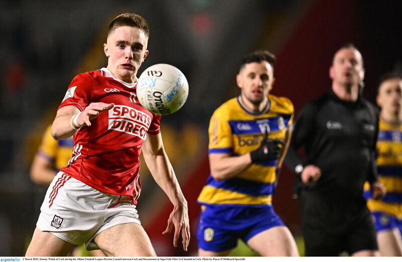 Tommy Walsh of Cork in action in 2025. Picture: Piaras Ó Mídheach/Sportsfile