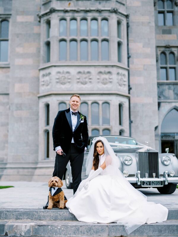 Dr Lisa Madden and Dr Brian Cotter with Arnold. Pictures: Picture: Studio Lordan