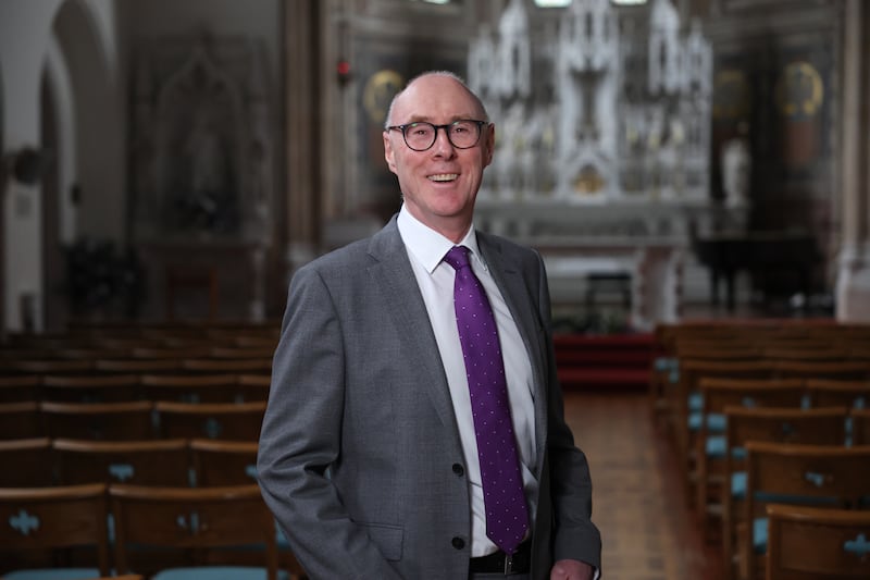 Chris Lumb, headmaster at Clongowes Wood College. Photograph: Enda O'Dowd
