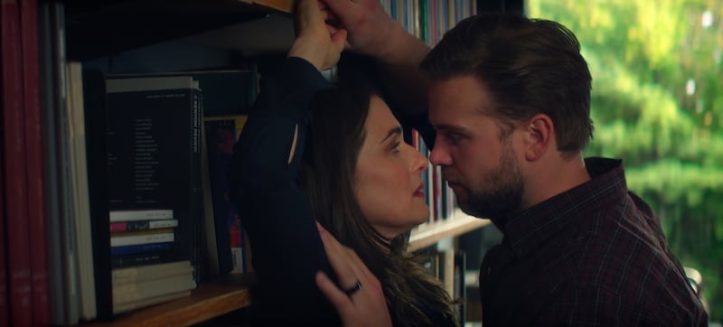 Vladimir: Rachel Weisz and Leo Woodall. Photograph: Netflix