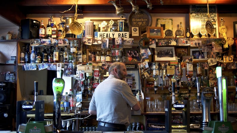 Family business: Danny Healy-Rae at the family’s bar in Kilgarvan. File ohotograph: Paulo Nunes dos Santos/NYT