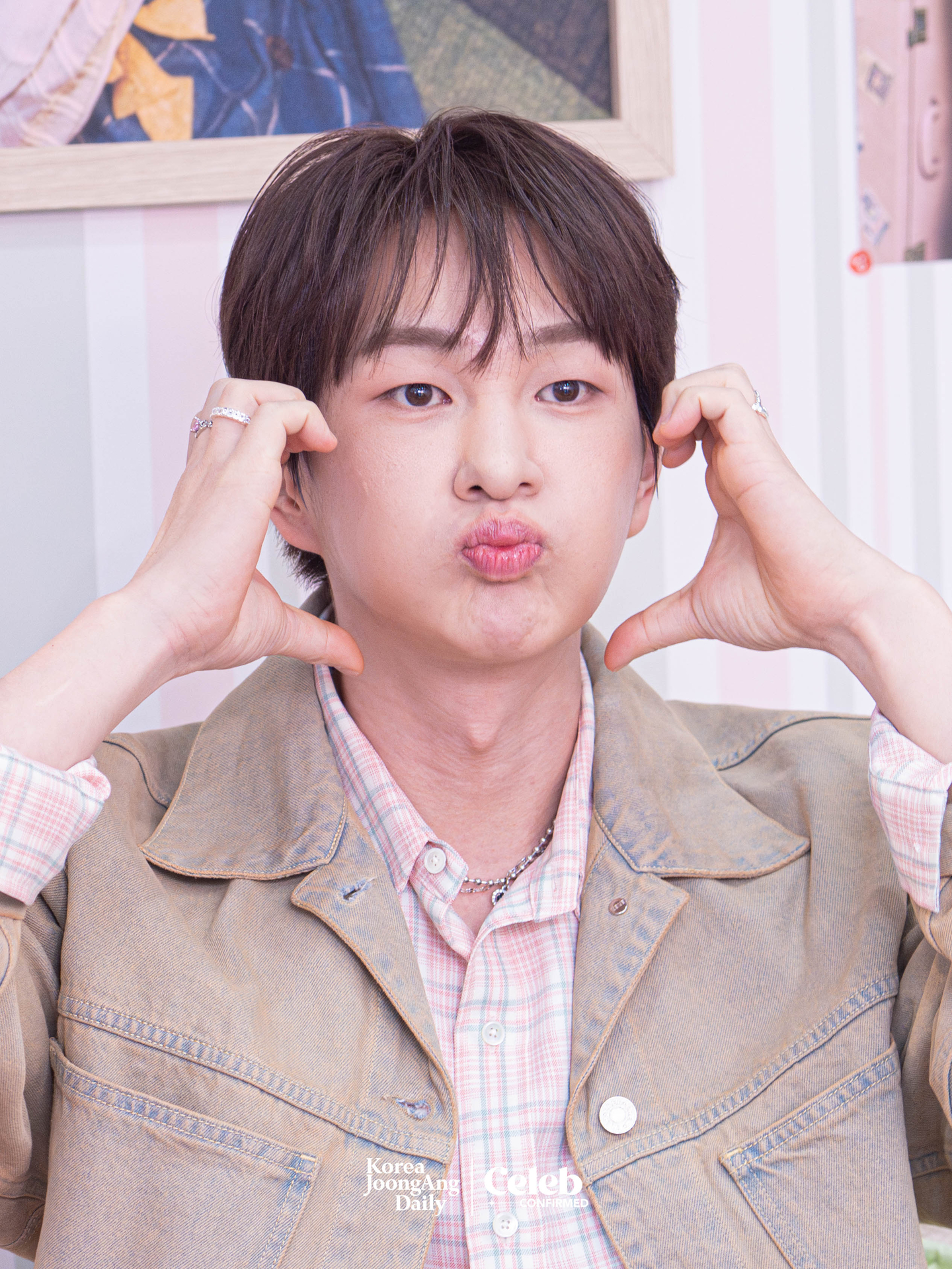 Onew during a press event for the release of his fifth EP “Tough Love,” at Yeonghwa 104 in Seongdong District on March 9 [DANIELA GONZALEZ PEREZ]