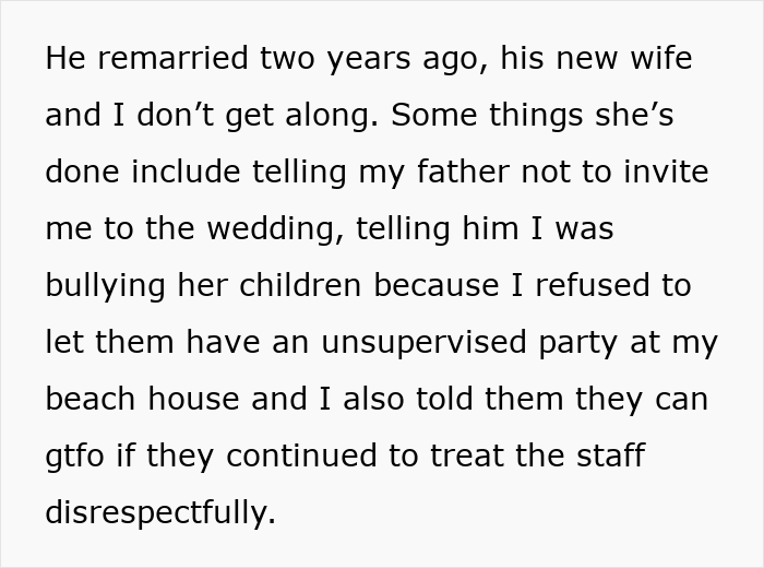 Text excerpt from a personal story about family conflict involving reused late siblings’ names and confrontation at home.