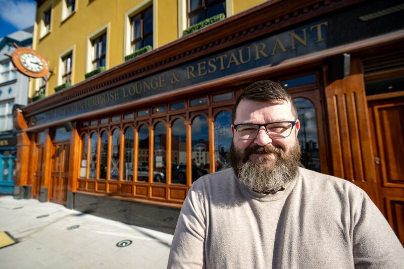 Paul O’Dea pictured outside The South Gate Bar. Picture: Chani Anderson