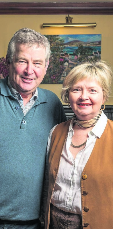 David and Gaye Fitzgibbon, of Aherne’s Seafood Bar in Youghal, Co. Cork.