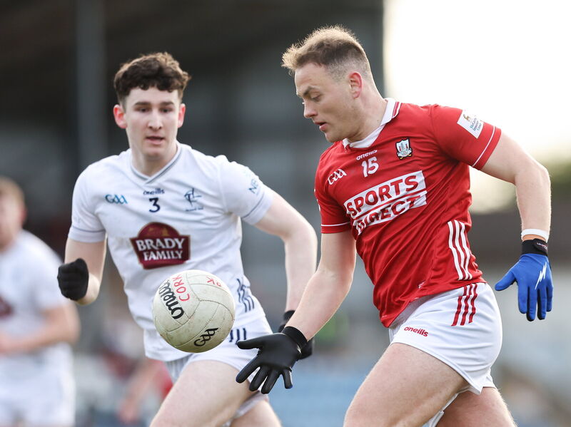 Steven Sherlock of Cork in action against Kildare. Picture: Michael P Ryan/Sportsfile