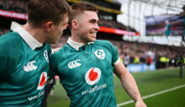 Praise for Jack Crowley after guiding Ireland to Triple Crown against Scotland 