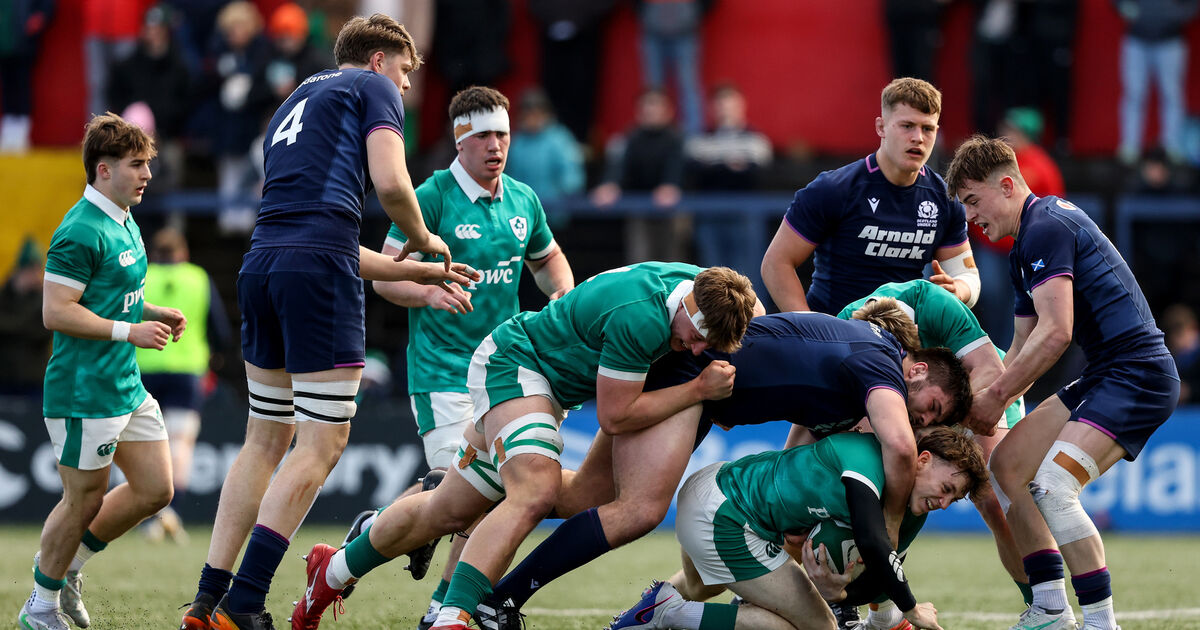 Ireland U20s secure Triple Crown with dominant win over Scotland