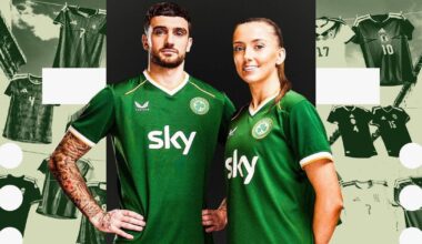 Ireland leads the way in bringing out new football kits